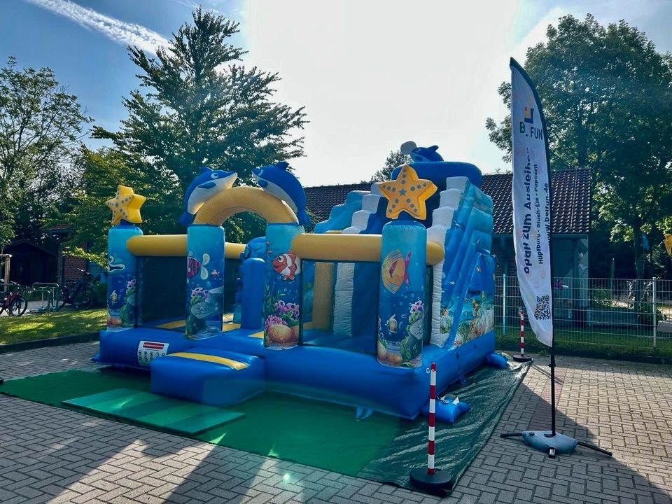 Delfin Ozean Hüpfburg Kindergeburtstag mieten bei BelFun – 3