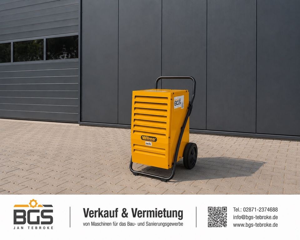 Wilms Luftentfeuchter Bautrockner mieten bei BGS Jan Tebroke