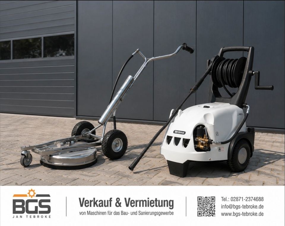 Hochdruckreiniger Pflasterreiniger mieten bei BGS Jan Tebroke