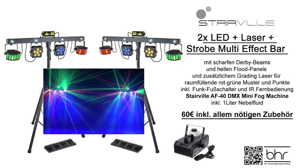 DJ Lichtset Stairville LED BossFX Partlicht mieten in Herne