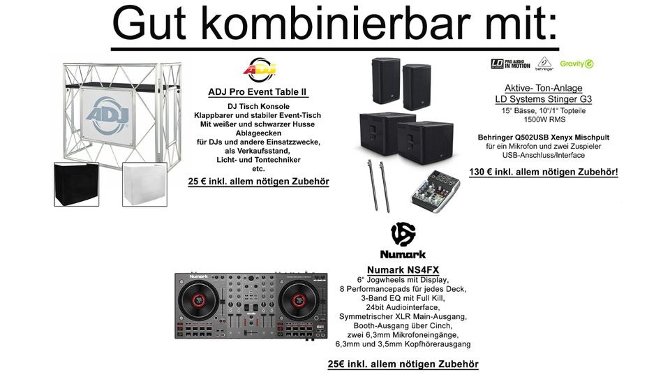 DJ Lichtset Stairville LED BossFX Partlicht mieten in Herne – 2