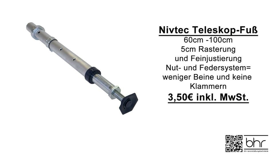 Nivtec Bühne Bühnenpodest Bühnenplatte mieten in Herne – 2