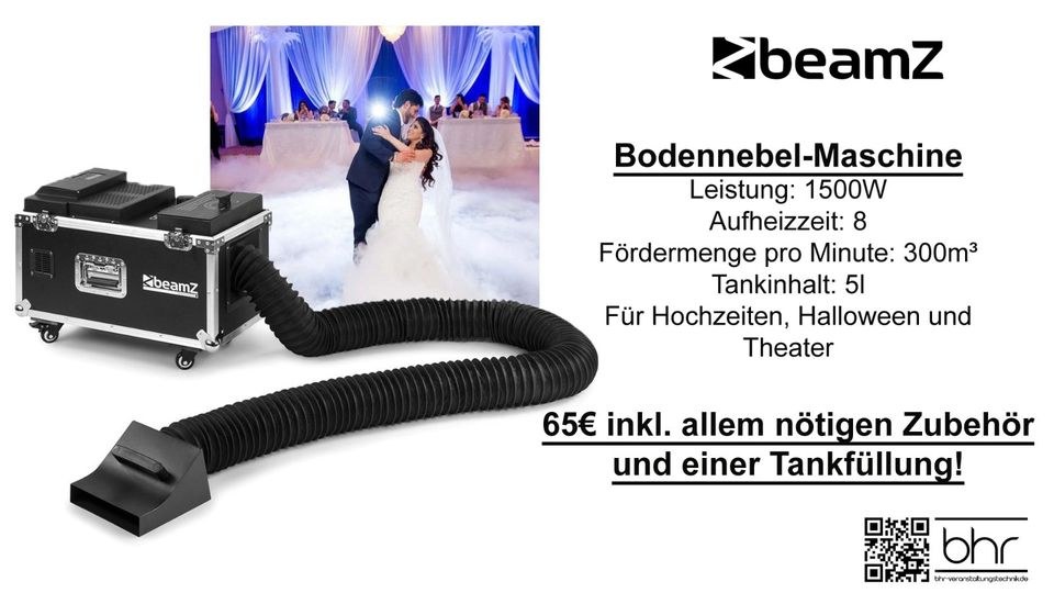 Bodennebel Maschine Nebelmaschiene mieten in Herne