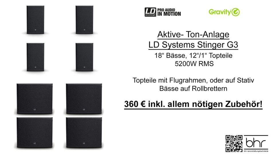 Tonanlage Soundanlage Lautsprecher Musikanlage mieten in Herne