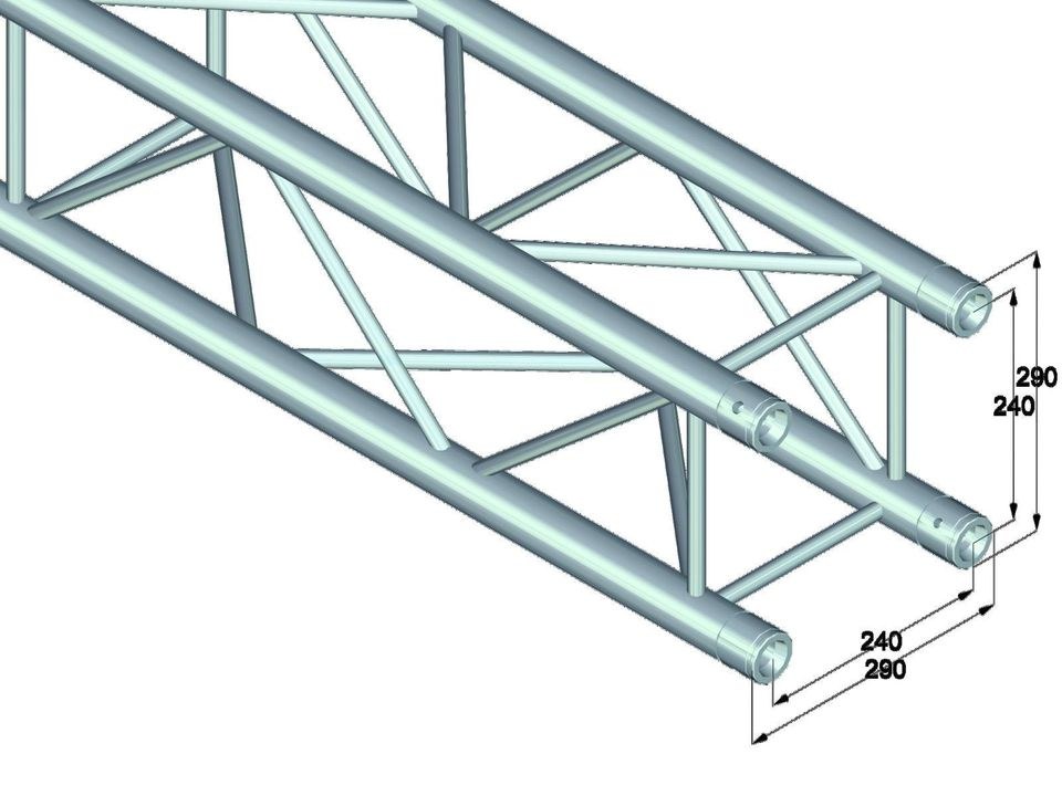 ALUTRUSS QUADLOCK 6082 verschiedenen Längen mieten bei Big Block Event – 2