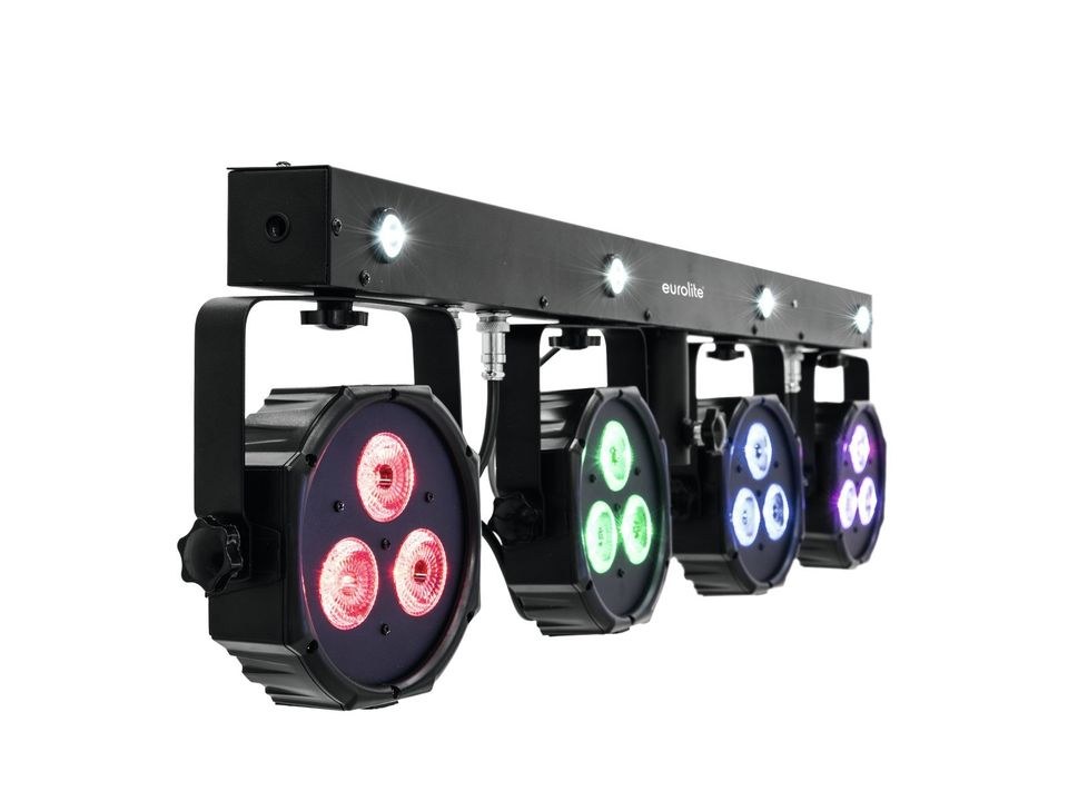 4er Disco Licht Bar incl Stativ mieten bei Big Block Event
