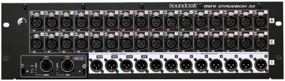 Soundcraft Mini Stagebox 32i RJ45 mieten bei Big Block Event