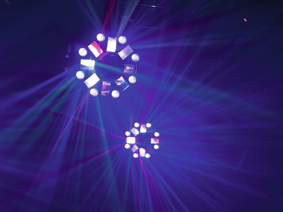 DJ Disco Effektscheinwerfer 4 1 LED mieten bei Big Block Event – 2