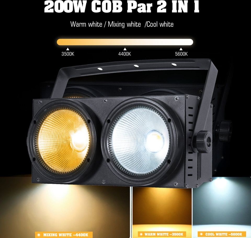 Audience Blinder 2x100W LED COB CW WW mieten bei Big Block Event – 3