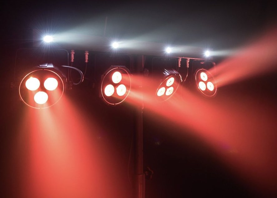 4er Disco Licht Bar incl Stativ mieten bei Big Block Event – 4