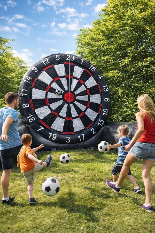 Fußballdarts mieten in Geldern – für Kinderfest & Feier