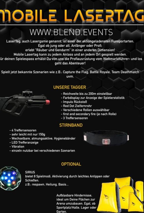 Mobile Lasertag z.B mieten in Geldern – für exakte Ergebnisse – 2
