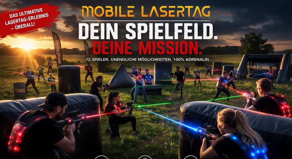 Mobile Lasertag z.B mieten in Geldern – für exakte Ergebnisse