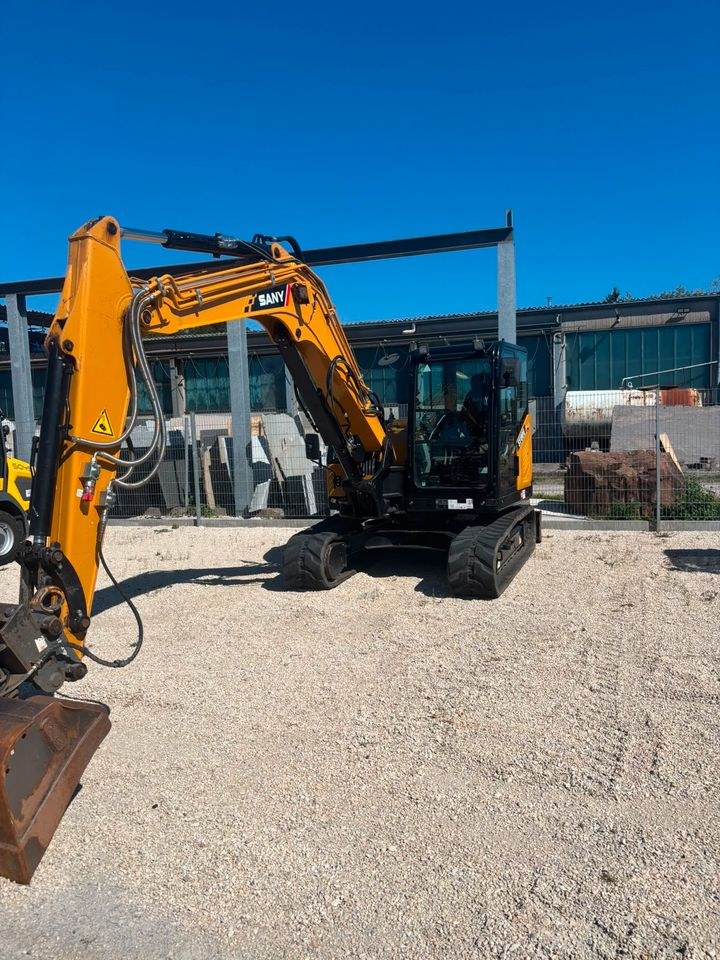 Sany Midibagger Kettenbagger SY80U mieten in Wallhausen – 4