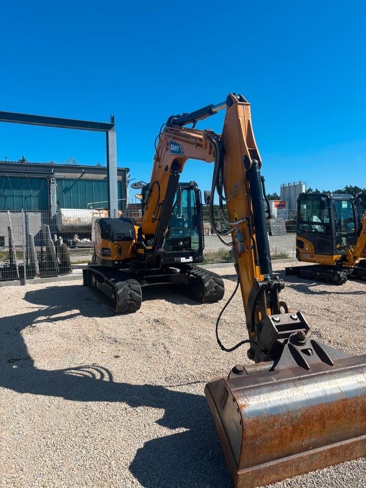 Sany Midibagger Kettenbagger SY80U mieten in Wallhausen – 3