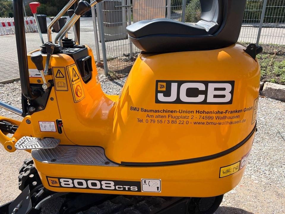 JCB Microbagger Minibagger 8008 mieten in Wallhausen