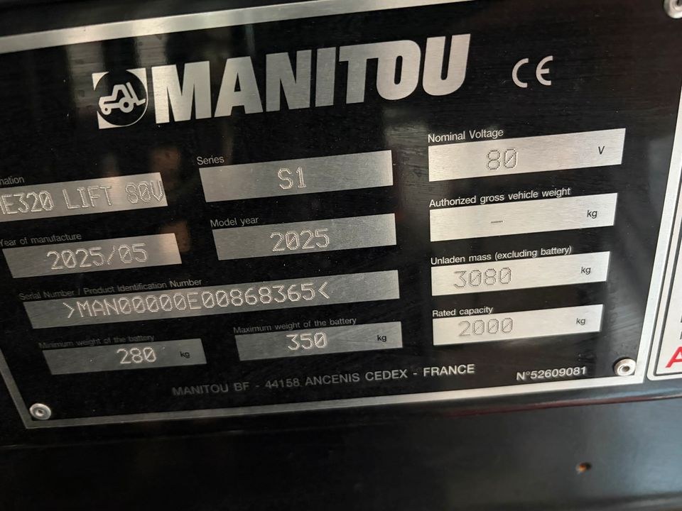 Manitou Elektrostapler ME320 2 Tonnen mieten in Wallhausen – 3