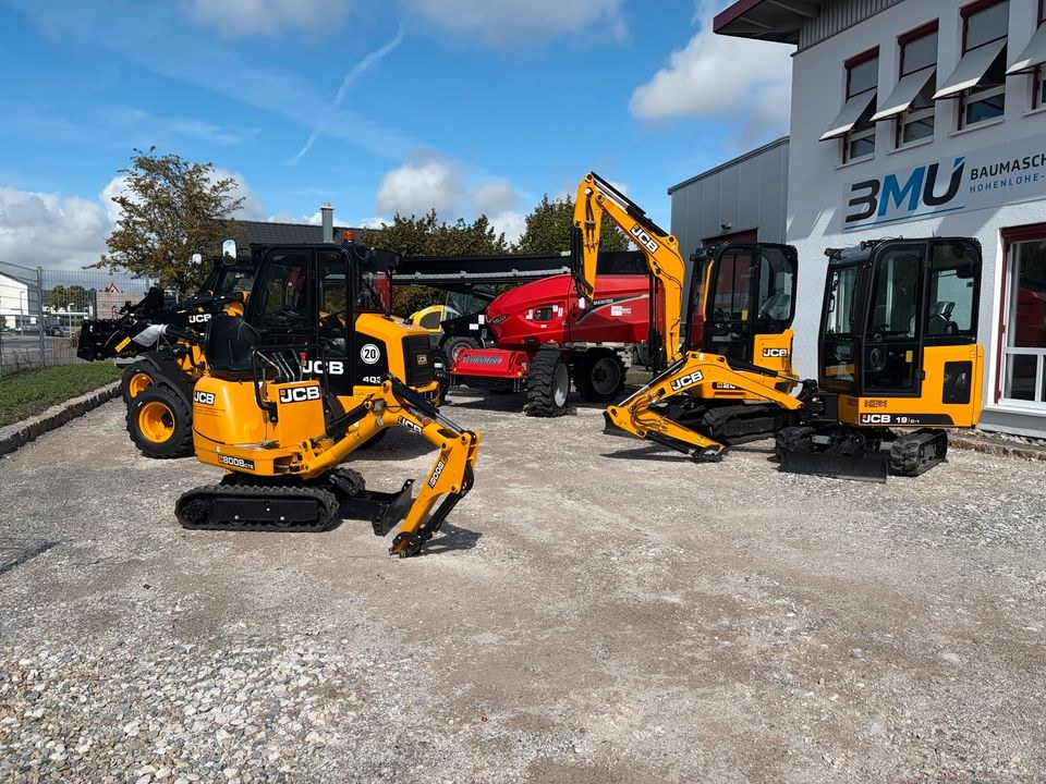 JCB Microbagger Minibagger 8008 mieten in Wallhausen – 2