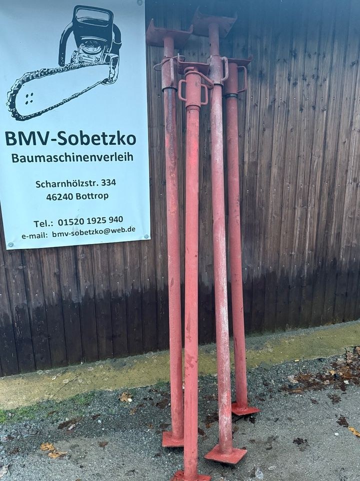 Deckenstützen Drehrohrstützen mieten in Bottrop – sicher in der Höhe