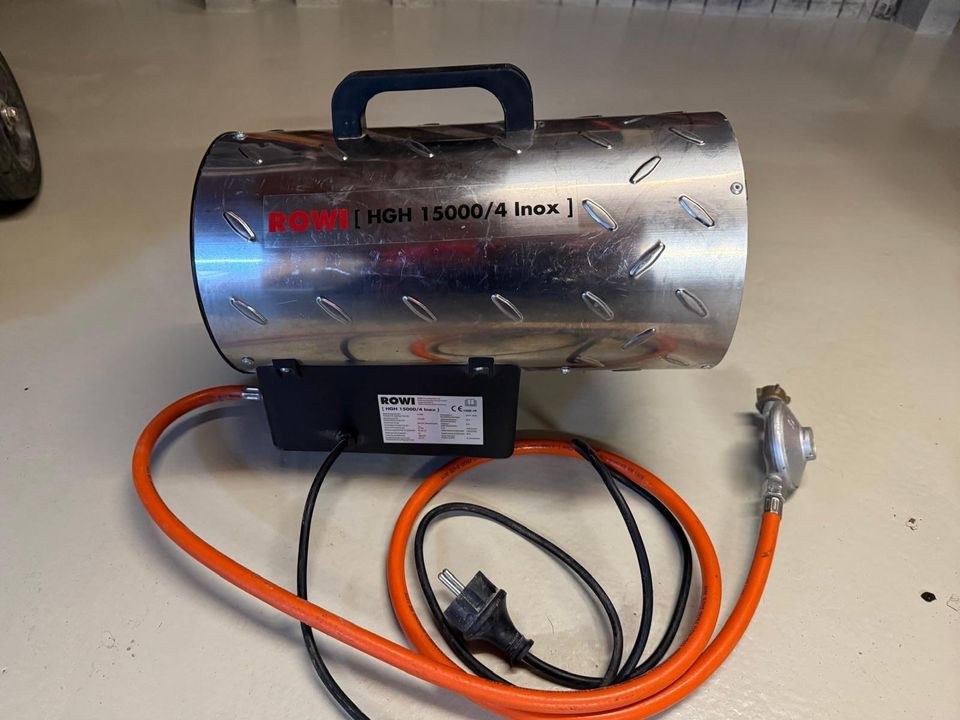 Gas Heizgebläse W 230V mieten in Bottrop – gegen Feuchtigkeit & Kälte