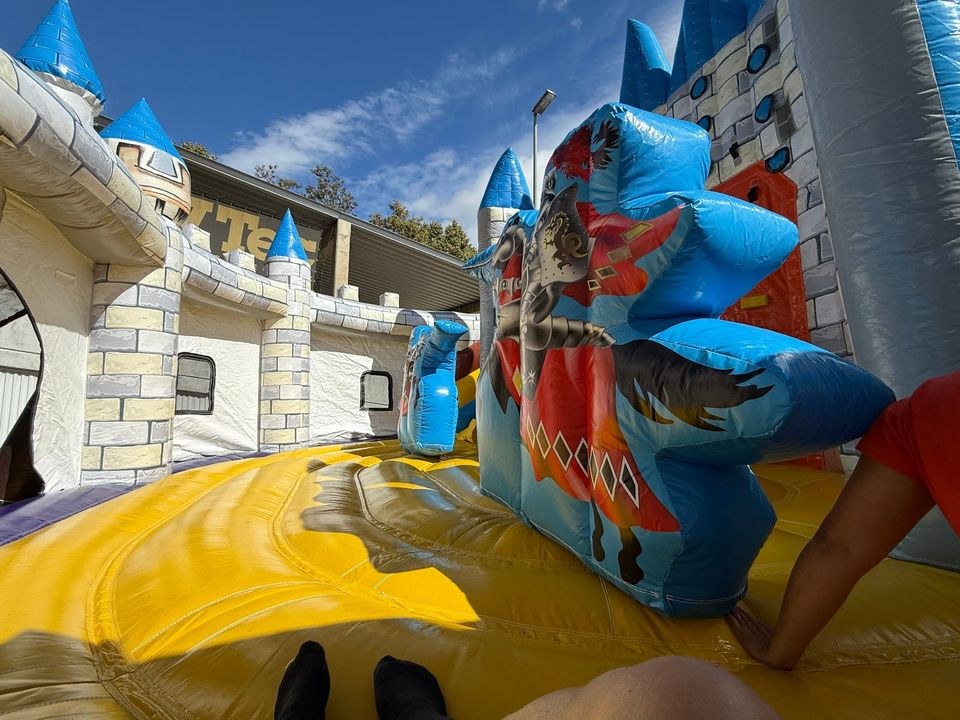 Hüpfburg Multiplay Ritterfestung Rutsche XXXL mieten in Kerpen – 2