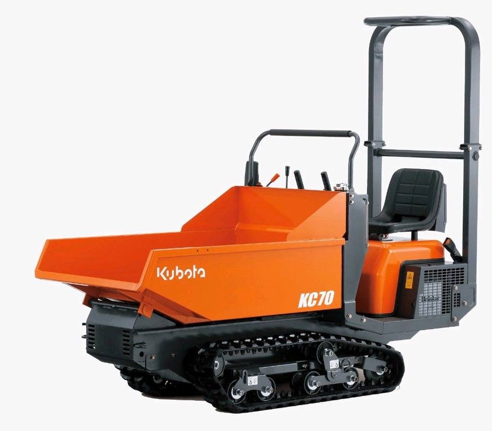 Kubota Dumper KC70 Radlader Bagger mieten bei B&S Verleih