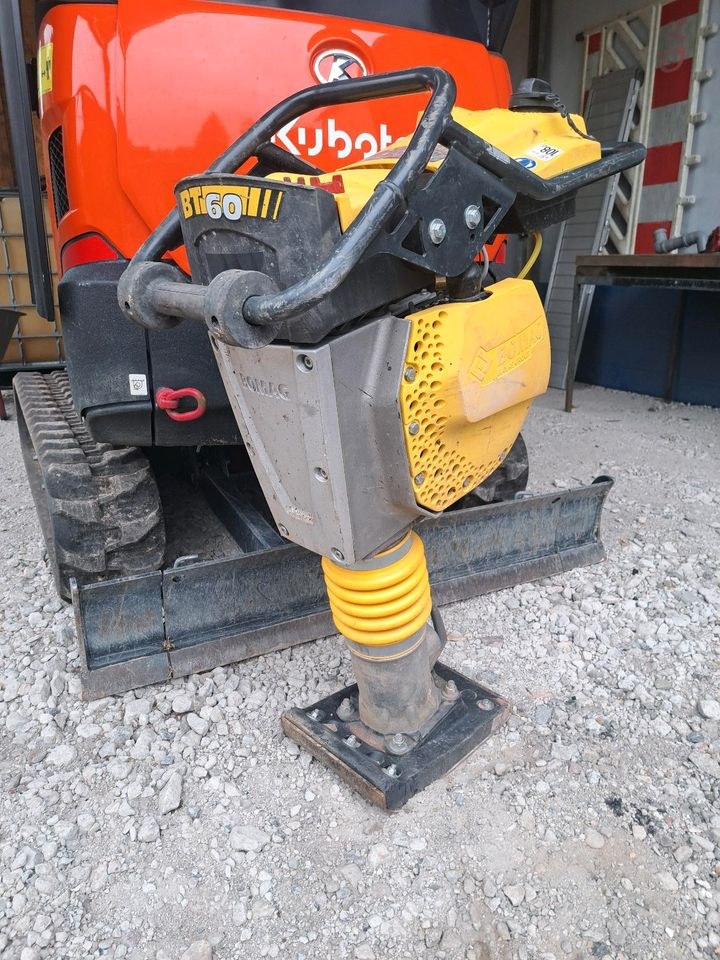 Stampfer Bomag BT60 Rüttelplatte Minibagger mieten bei B&S Verleih