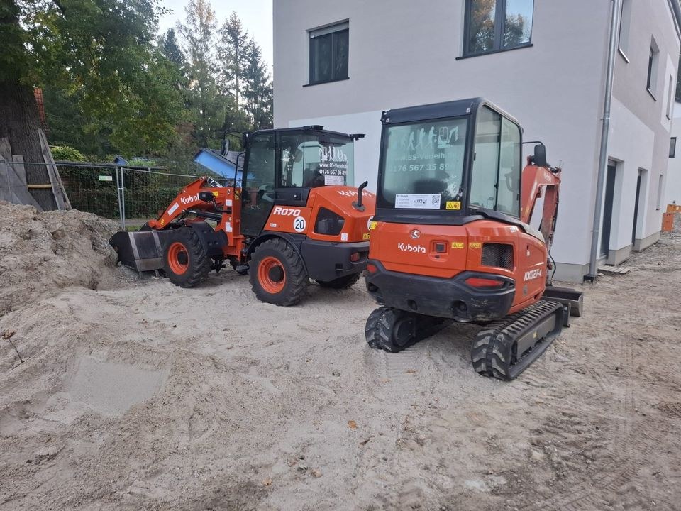 Bagger Minibagger Kettenbagger Kubota KX027 4 mieten bei B&S Verleih – 2
