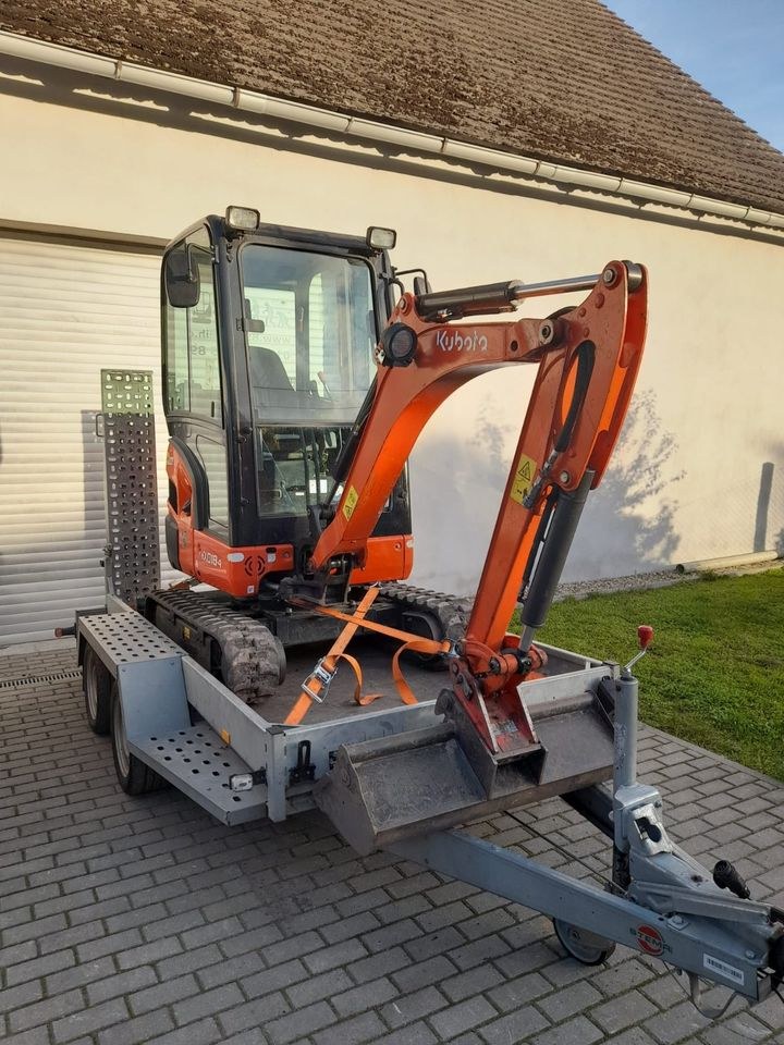 Bagger Minibagger Kubota KX016 4 mieten bei B&S Verleih