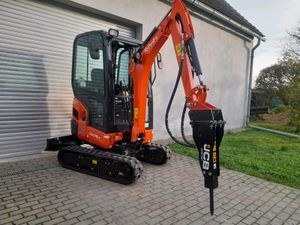 Bagger Minibagger Kubota KX018 4 mieten bei B&S Verleih