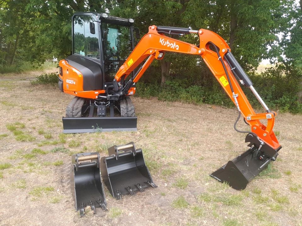 Bagger Minibagger Kettenbagger Kubota 2,6t mieten bei B&S Verleih – 4