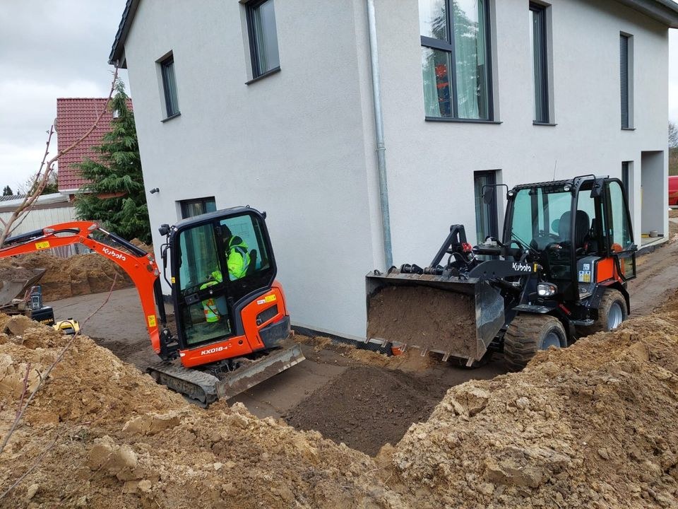 Bagger Minibagger Kubota KX016 4 mieten bei B&S Verleih – 4