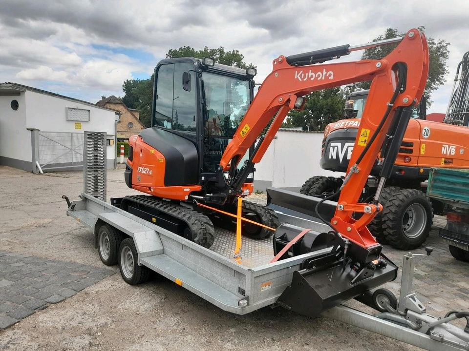 Bagger Minibagger Kettenbagger Kubota 2,6t mieten bei B&S Verleih – 3