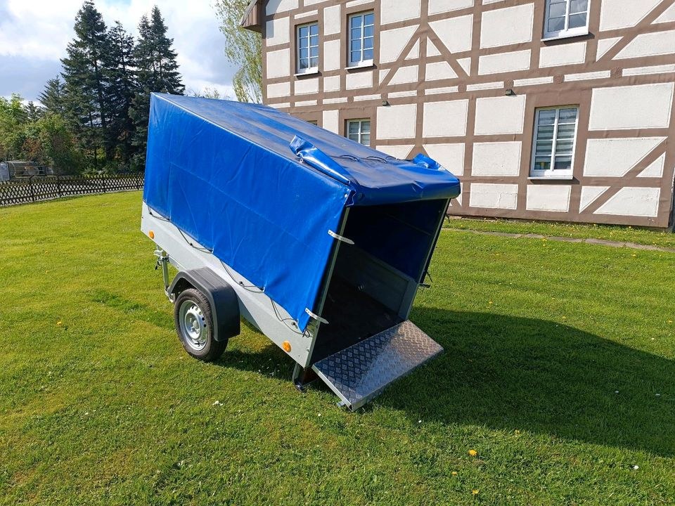 750kg Anhänger kippbar mieten in Bad Gandersheim – für Erde & Schutt – 4