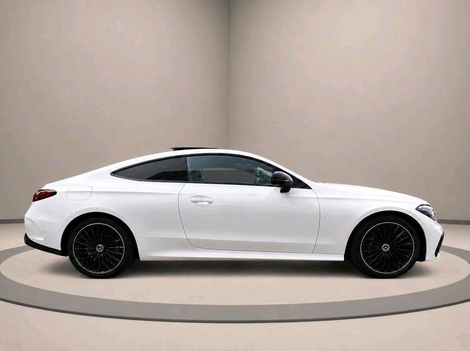 Mercedes benz CLE coupe Weiss Langzeitm mieten bei RB GmbH – 3