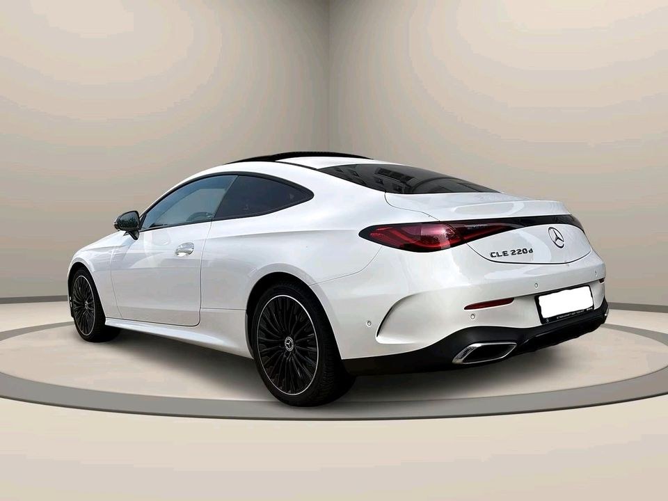 Mercedes benz CLE coupe Weiss Langzeitm mieten bei RB GmbH – 2