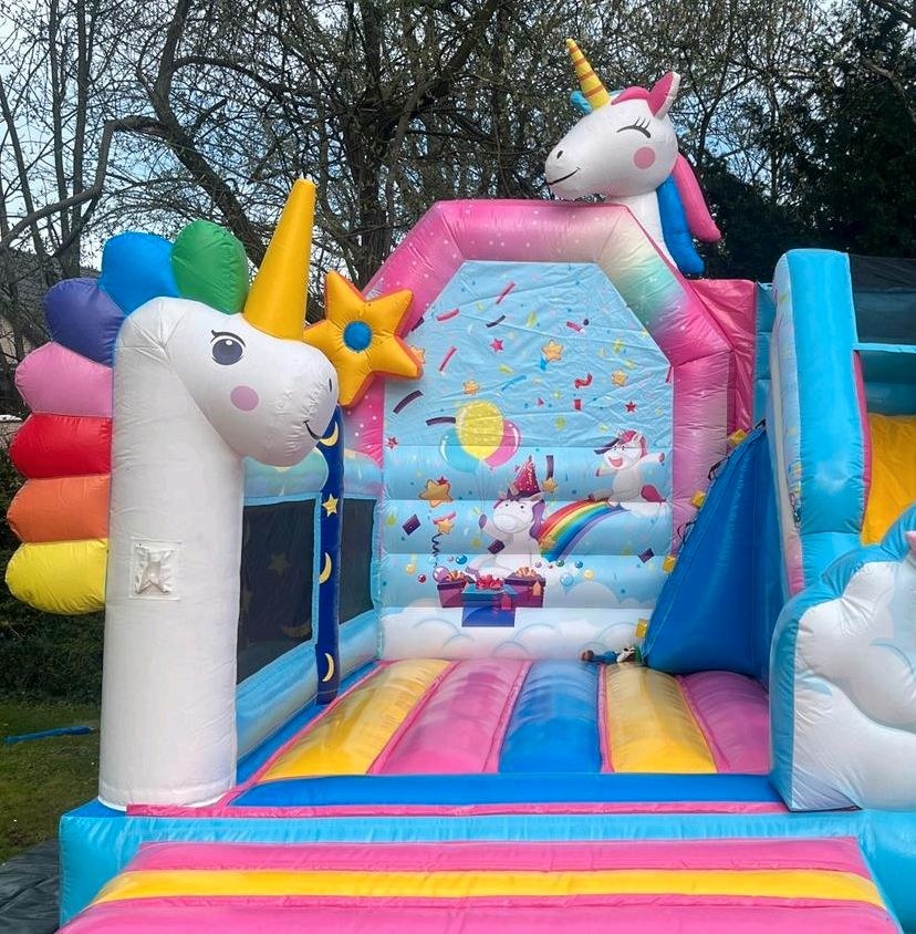 Hüpfburg Einhornland Einhorn mieten in Hiddenhausen – 2
