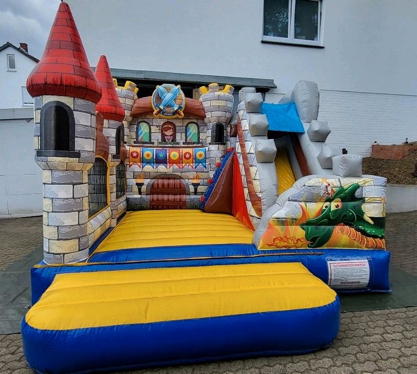Hüpfburg Ritterburg Drachenburg Rutsche mieten in Hiddenhausen