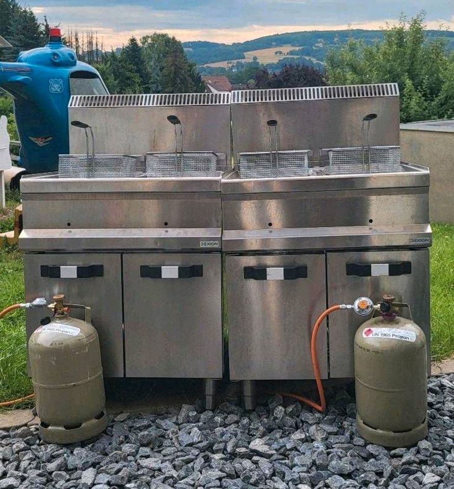 Gasfritteusen Gas Fritteuse Doppelfritteuse mieten in Hiddenhausen