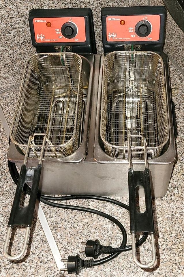 Mini Fritteuse Doppelfritteuse 230V mieten in Hiddenhausen – 2