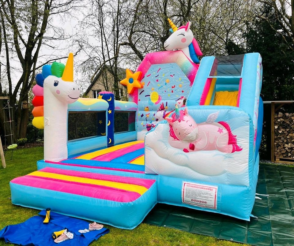 Hüpfburg Einhornland Einhorn mieten in Hiddenhausen