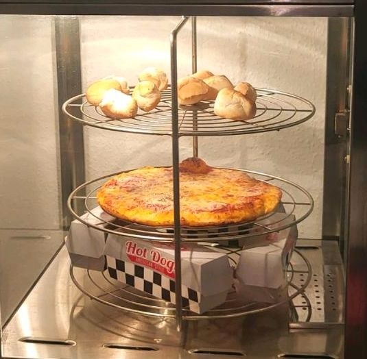 Wärmevitrine Pizza Nachos Cookies Karussell mieten in Hiddenhausen – 2