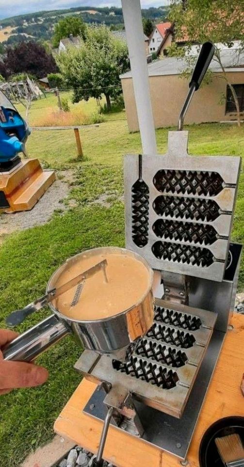 Waffeleisen Hüpfburg Waffeln mieten in Hiddenhausen – 3