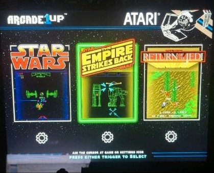 Star Wars Arcade Automat Arcade1up mieten in Hiddenhausen – 2