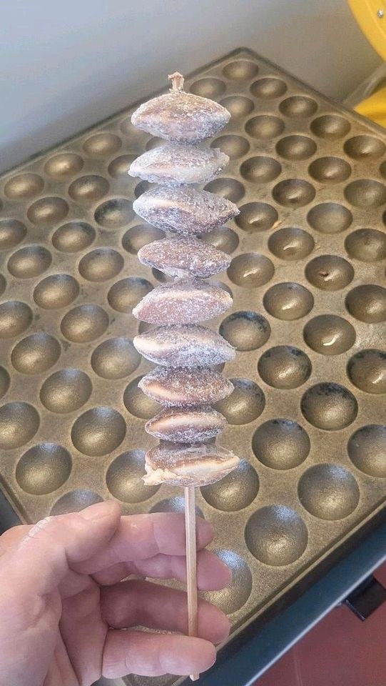Poffertjes Grill Waffeleisen mini Pfannkuchen mieten in Hiddenhausen – 2