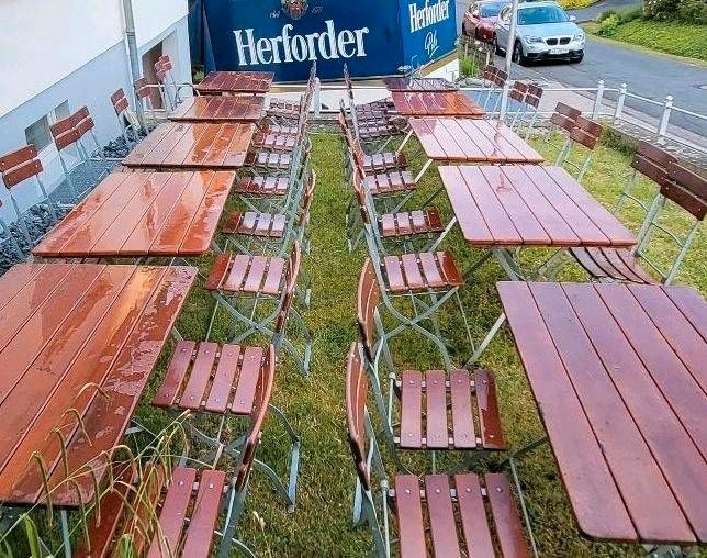 Biergartentische Biergartenstühle mieten in Hiddenhausen – 2