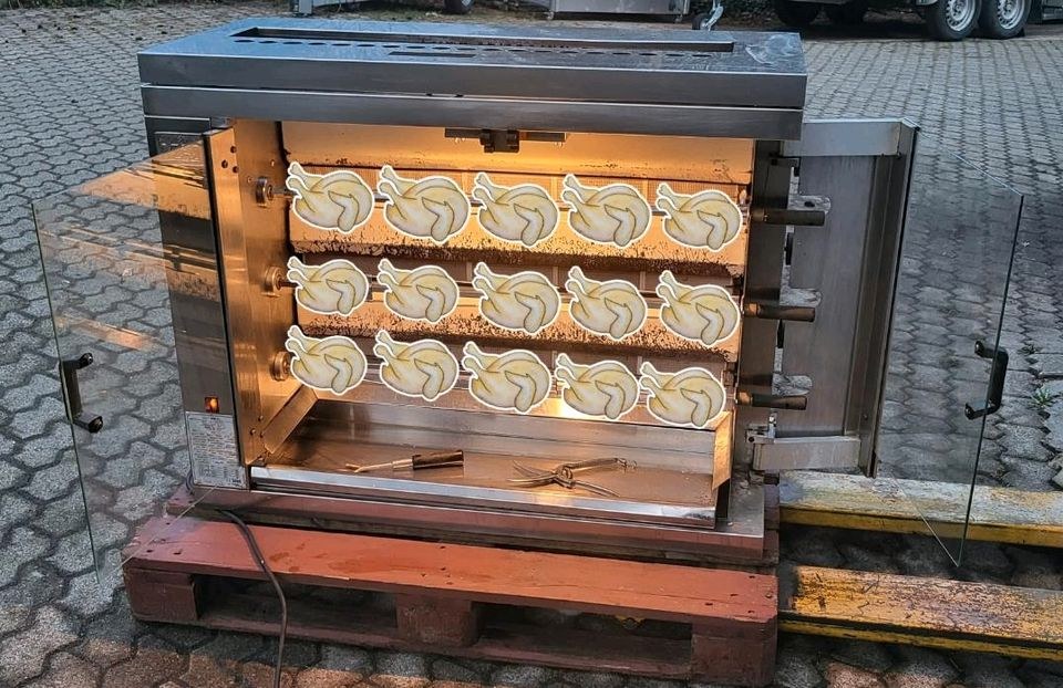 Gasgrill Hähnchengrill Hähnchen Haxen Grill mieten in Hiddenhausen – 2