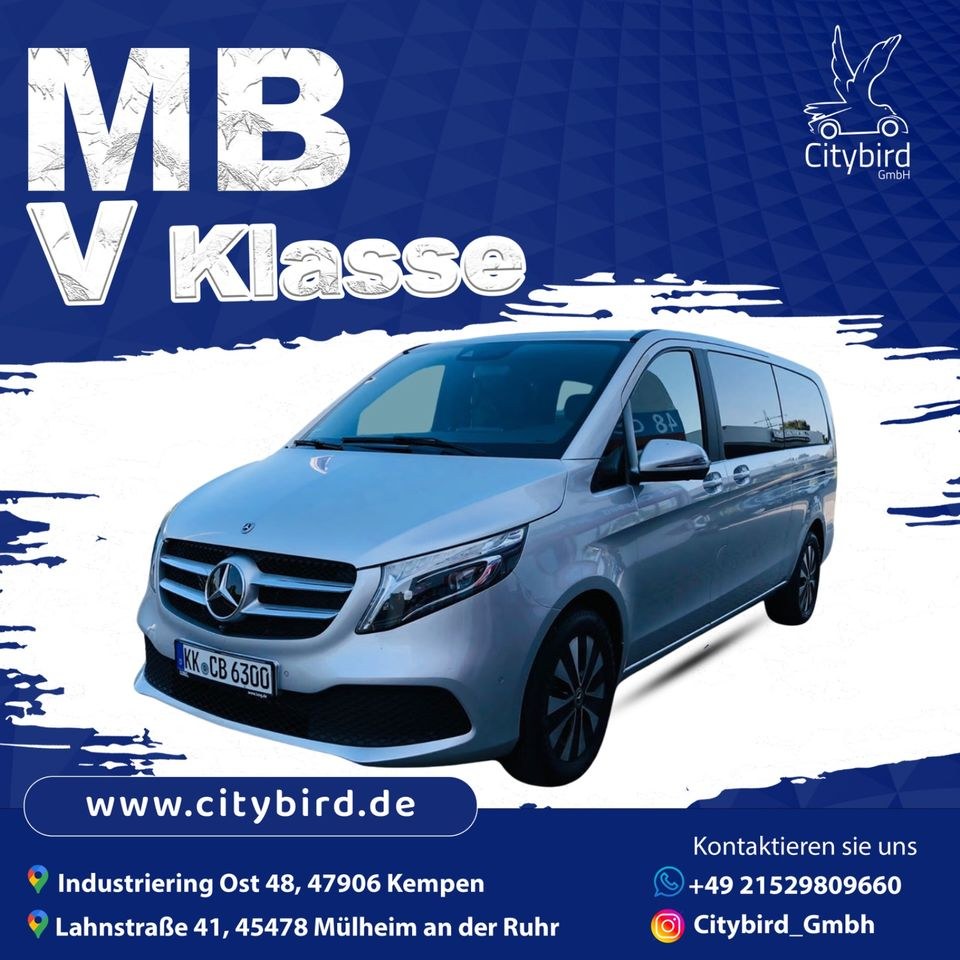 Auto Kleinbus Mercedes Benz V Klasse 250 d mieten bei Haupts – 2
