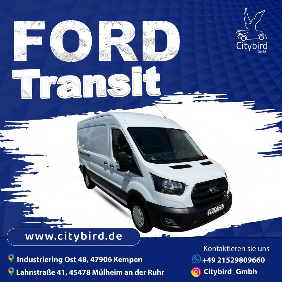 Transporter Ford Transit Kastenwagen mieten bei Haupts