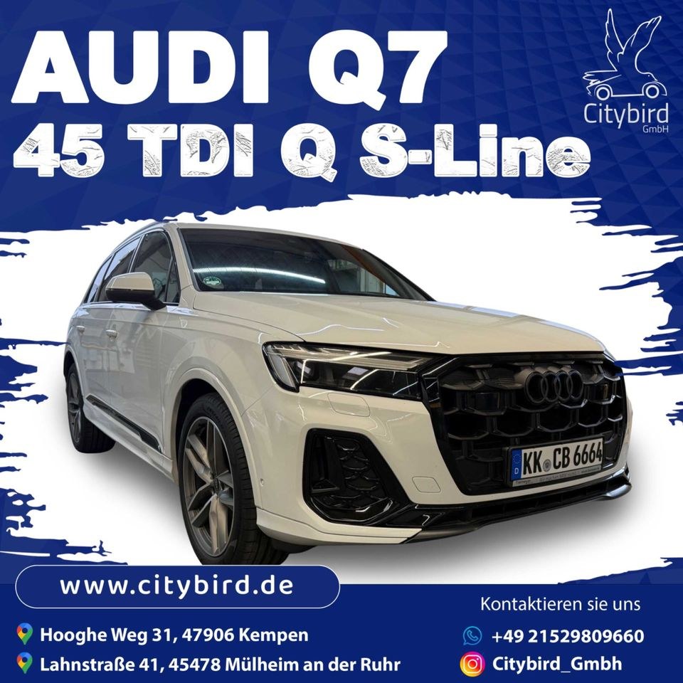 Auto Audi Q7 45 TDI Q S Line mieten in Kempen – für Gelände & Anhänger